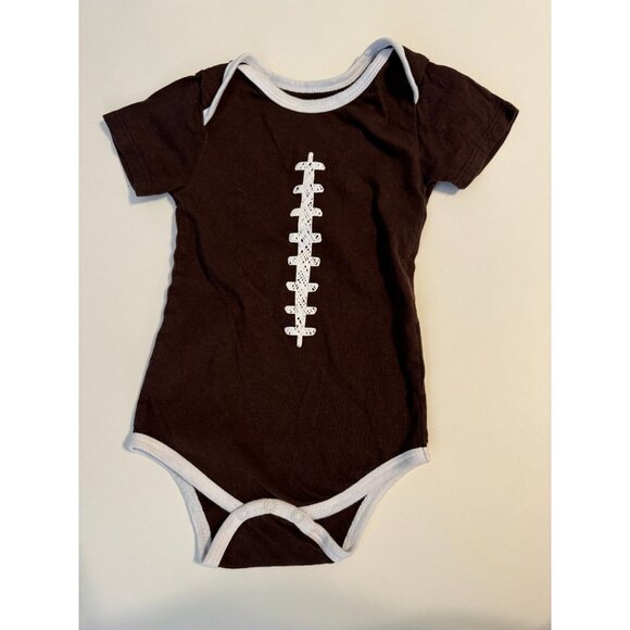 Dallas Cowboys Football Baby Boy Outfit One Piece 18M Hand Off to Mom Brown Cute - Picture 2 of 5